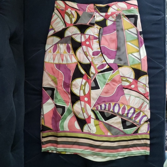 Gorgeous Vintage Sandra Roth Ciao Sport Silk Skirt - Picture 3 of 4